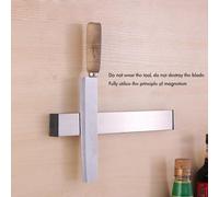 Barre De Rangement Des Couteaux En Acier Inoxydable, Bande Magnétique Auto-Adhésive De 31cm Porte-Couteaux En Métal, Ustensiles Et Ensembles De Cuisine