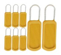 Barre de rechange pour fermeture à glissière, kit de réparation de fermeture éclair, onglets détachables avec pour tirettes de sac à dos, 10 pièces de rechange Curseurs à fermeture éclair pour sacs à