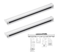 Barre de reçus de 30 cm pour la restauration, autocollante, en aluminium, pour ordres de maintien, tickets de cuisine, cafés, bar, bureau, commande