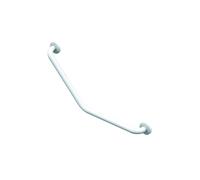 Barre De Relèvement Coudée 135° Époxy Blanche Ø 32 Mm 400x400 - Akw - 01243wh Blanc