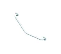 Barre De Relèvement Coudée 135° Époxy Blanche Ø 32 Mm 400x400 - Akw - 01243wh Blanc