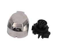 Barre de Remorquage Femelle, Prise de Remorque en Acier Inoxydable 13 Broches sans Danger pour les Remorques Standard de l'UE