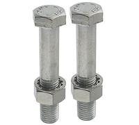Barre de remorquage Paire/Boule ATTELAGE Fixation 90mm de Long avec écrous et rondelles Haute RÉSISTANCE À LA