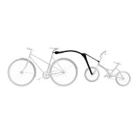 Barre de remorquage vélo enfant Trail Angel noire, charge jusqu’à 45 kg