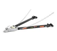 VEVOR Barre de remorquage, 2495 kg avec chaînes, Universelle Acier allié revêtement en Poudre sur Pare-Chocs, coupleur pour attelage à Boule 2 po, Ouverture 1000 mm, pour Camion, Voiture, Camping-Car