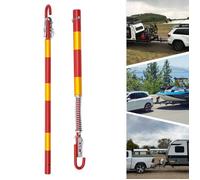 Barre de Remorque 5T, Barre de Remorquage pour Aide à la Défaillance - pour Voitures, petits SUV - avec Ressort Amortisseur de