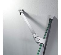 Barre de renfort pour porte de douche par M-Home en acier inoxydable, 50 cm, pour panneau de verre sans cadre de 6mm à 10mm d’épaisseur