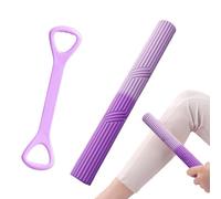 Barre de résistance - Renfort en silicone torsadé - Barre d'exercice pour le haut du corps, l' -bras, le coude, les bras, les doigts, les muscles, les voyages, la salle de sport à domicile, les