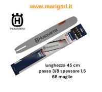 Barre de ressort HUSQVARNA X FORCE pour tronçonneuse 45 cm 3/8 épaisseur 1,5 ...