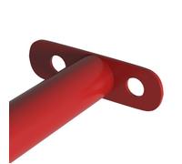 Barre de retournement - VIDAXL - 125 cm - Enfant - Rouge - Métal