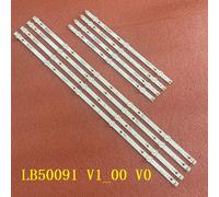 Barre de rétro-éclairage LED pour sharp LC-50LB601U NS-50DF710NA19 LB50091 V1_00 V0 LB-PM3030-GJBBY504X8ABL2-L/R-T 8 pièces/ensemble Nipseyteko