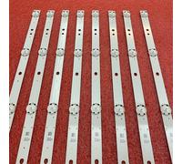 Barre de rétroéclairage LED, 40 pièces/lot, pour LG Innotek 49 pouces Panasonic REV0.4 49 WC1313 TX-49DS500E TX-49DS500B TX-49DSW504S TX-49ES400E Nipseyteko