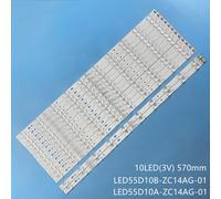 Barre de rétroéclairage LED Pour LT-55UE76 de TF-LED55S37T2SU Telefunken HA16-LS55H510X H55V6000 LED55K36U LED55K35U LC546PU1I01 LS55AL88U71 ""Nipseyteko