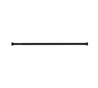 Barre de rideau de douche extensible 75/125 cm sans perçage, noir mat, Spirella Kreta