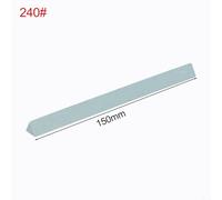 Barre de sable en carbure pour affûtage de lame triangulaire ronde, polissage et traitement partiel avec grain 240 à 600 en carbure de silicium vert (triangle grain 240)
