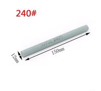 Barre de sable en carbure pour affûtage de lame triangulaire ronde, polissage et traitement partiel avec grain 240 à 600 en carbure de silicium vert (grain rond 240)