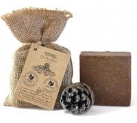 Barre De Savon Noir Au Goudron De Pin Bio Naturel Végétalien Traditionnel Fait À La Main Antique - Antibactérien, Antifongique, Acné, Eczéma, Démangeaisons De La Peau Et Cellulite