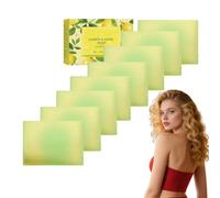 Barre de savon rafraîchissante au citron et beurre de karité - Savon parfumé au citron - savon naturel antibactérien, bain corporel hydratant et doux pour tous types de peau, 100 g (8 boîtes)