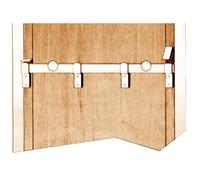 Barre de securité à boutons 1,50 m - HERCULE - 4442