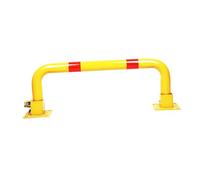 Barre de sécurité Anti-Collision en U, bloqueur de stationnement à tête Ronde Solide, Colonne de stationnement épaissie et lestée, adaptée aux allées d'école et aux garages(Color2)