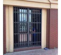 Barre de sécurité coulissante réglable avec verrou - Système d'évacuation Rapide pour fenêtres et portails, Ouverture/Fermeture Facile, pour Une sécurité et Une sûreté renforcées de Votre do