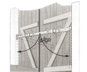 Barre de sécurité de volet N3 1 m 40 / 1 m 60 HERCULE 4203