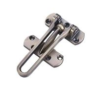 Barre de sécurité pour porte battante, Fermoir de protection for porte avant, 1 pièce, serrure à barre pivotante renforcée en alliage de Zinc, boucle antivol