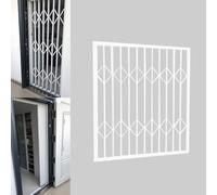 Barre de sécurité pour porte coulissante, serrure anti-effraction pour maison, appartement et salle de bain, balustrade verrouillable avec protections de fenêtre verticales et horizontales