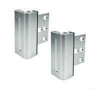 Barre de Sécurité pour porte pour aluminium 800lbs Anti-Effraction(silver) | Supporte 800lbs, pour aluminium lourd, design rainurÃ©, anti-effraction, protection maximale