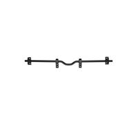 Barre de sécurité pour volet bois, acier, Ø18x800mm, zingué noir