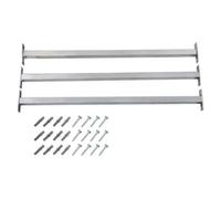 Barre de sécurité réglable pour fenêtre lot de 3 acier galvanisé 710-1200 mm argent