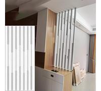 Barre de séparation de pièce personnalisable du sol au plafond pour bureau, salle de bain, chambre à coucher, lattes décoratives simples
