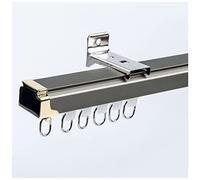 Barre de séparation de pièce personnalisable en aluminium pour plafond - 1,5 m - Fixation murale - Parfait pour la maison et le bureau - Réduction du bruit