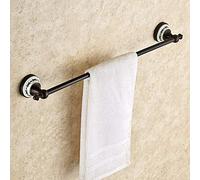 Barre de Serviette Noire, Porte-Serviettes à pôle, Rail de Serviette en cuivre Complet Salle de Bain SEULEUR SOPEUR COPERDE Accessoires DE Salle DE Salle DE SALLE-40 CM (16 Pouces) (C 60 cm (24