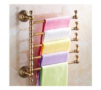 Barre de Serviette Swing en Laiton pour salles de Bains, Porte-Serviette de Bain Murale Vintage, Porte-Serviette de Style européen de Serviette à Main Barre Pliage du Bras pivotant