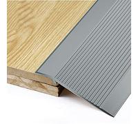 Barre de seuil 10 Cm De Large Bande De Transition De Plancher Bois À Carrelage, T Forme Seuils Réducteur Flûte Rampe D'entrée, pour Porte D'entrée/Balcon/Portes