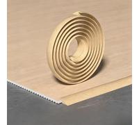 Barre de Seuil Adhesive en PVC, Profilé de Transition pour Moquette, Rattrapage de Niveau pour Hauteur Inférieure À 10mm Rampe de Seuil Bandes de Transition(Maple Grain,7mm x 1m/3.3ft)