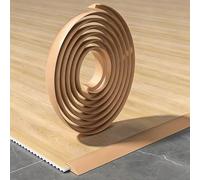 Barre de Seuil Adhesive en PVC, Profilé de Transition pour Moquette, Rattrapage de Niveau pour Hauteur Inférieure À 10mm Rampe de Seuil Bandes de Transition(Light Brown,12mm x 2m/6.56ft)