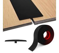 Barre de Seuil Adhesive en T, 1M/2M/3M x 5CM PVC Seuil Porte, Flexible Profilé de Transition Autocollant, Bande de Transition au Sol pour Seuils de Porte et Sols de Raccordement