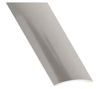 Barre de seuil adhésive - L : 730 mm - l : 30 mm - acier inox