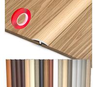 Barre De Seuil Adhesive, Longueur 80-110cm, Profil De Transition Sol En PVC Auto-Adhésif Pour Carrelage, Bois, Stratifié, Joint Espace De Plancher(Phantom Grey,2.5x85cm)