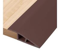 Barre De Seuil Adhesive Rampes De Seuil En PVC,Bandes De Garniture Pour Relier Les Joints De Sol Et Les Transitions De Seuils De Moquette(Coffee brown,10mmX100cm)