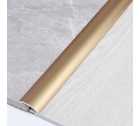 Barre De Seuil Aluminium Bande Séparation Garniture De Bord Multifonctionnelle Pour Joints Sol Stratifiés Transition Sol En Vinyle L90cm(Gold)