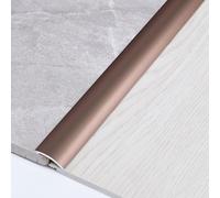 Barre De Seuil Aluminium Bande Séparation Garniture De Bord Multifonctionnelle Pour Joints Sol Stratifiés Transition Sol En Vinyle L90cm(Light rose gold)