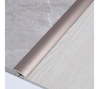 Barre De Seuil Aluminium Bande Séparation Garniture De Bord Multifonctionnelle Pour Joints Sol Stratifiés Transition Sol En Vinyle L90cm(Rose gold)