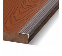 Barre de Seuil Aluminium Profilé de Transition de Sol en Forme de L Idéal pour Carrelage, Bois et Stratifié Seuil de Porte Intérieur pour Protection des Bords et Joints(Grey cement,20mmx7.5mmx0.9m)