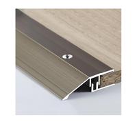 Barre De Seuil Aluminium Rattrapage De Niveau, Bandes De Transition De Sol, L90cm Avec Base, 1 Pièce(Gray,4.3x90cm)