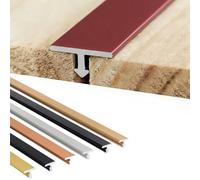 Barre De Seuil Autoadhésive, 3 PCS 90cm Profilé De Transition, Barres De Transition En Aluminium, Profilé En T Pour Couvrir Les Espaces Entre Les Sols En Bois(Rose Gold,W:3.3cm)