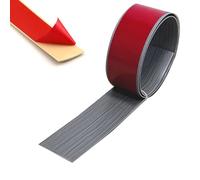 Barre de Seuil Bande de Transition Autocollante Entre Moquette et Carrelage en PVC, Seuil de Porte Souple pour Combler Les Interstices, Cache-joint(Style A,5m/16.4ft)