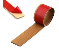 Barre de Seuil Bande de Transition Autocollante Entre Moquette et Carrelage en PVC, Seuil de Porte Souple pour Combler Les Interstices, Cache-joint(Style I,5m/16.4ft)